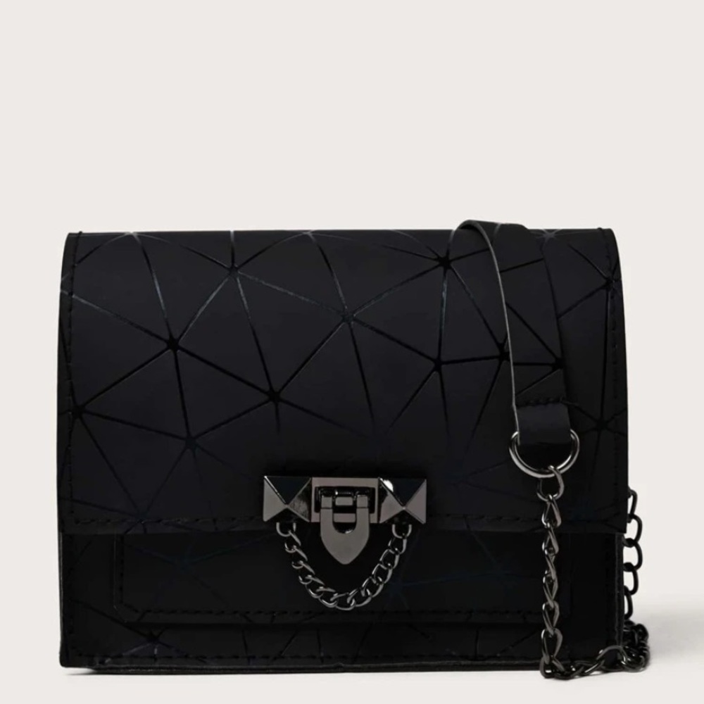 ✨All black matte purse